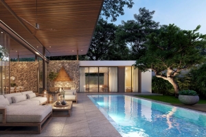Asian Tropical Modern Pool Villa